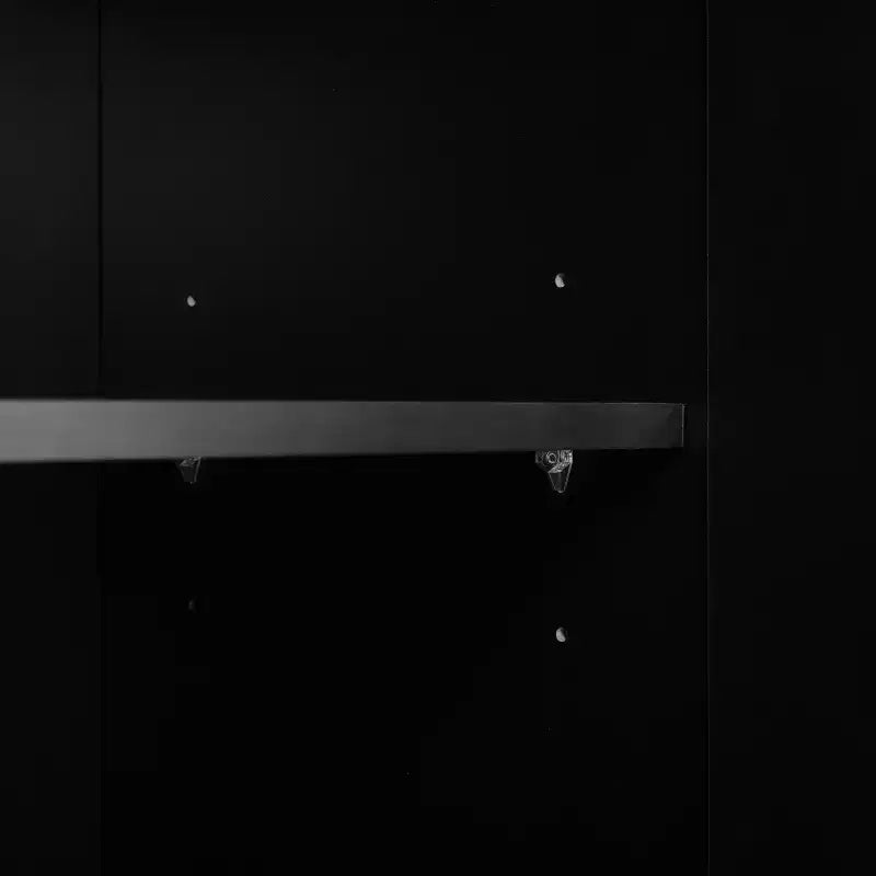 Banc de rangement 51W, banc à chaussures, meuble à chaussures, organiseur de porte-chaussures avec coussin, étagères réglables, portes arquées et dispositifs anti-rebond, blanc/noir