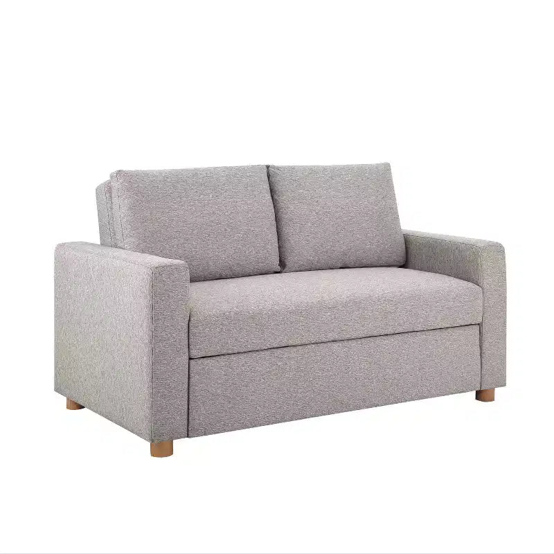 Canapé Convertible Gris ClairTissé