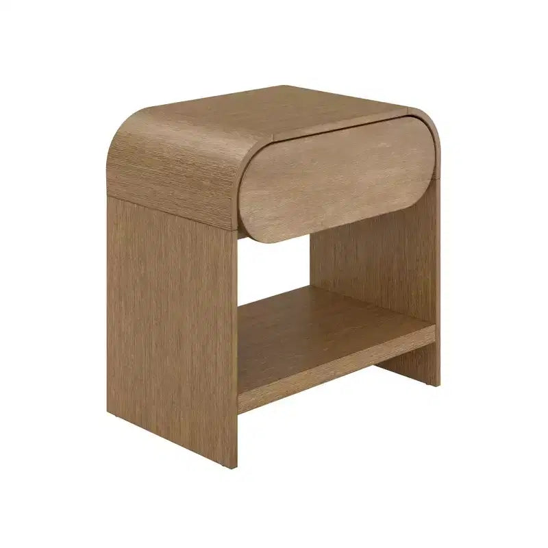 Nathan James Iris Nightstand Warm Oak