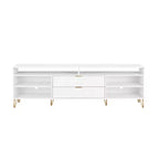 Manhattan Comfort 85" Dumbo TV Stand for TVs up to 80" White