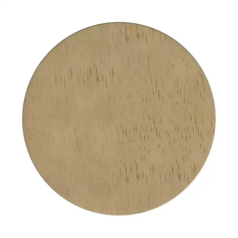 Pouf de rangement gris clair avec plateau en bois : Rembourré, rond, capitonné, cadre en bois