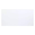 Table basse blanche de 53 po au fini très lustré : Design rectangulaire chic, aucun assemblage requis