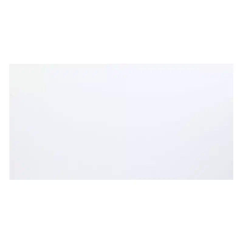 Table basse blanche de 53 po au fini très lustré : Design rectangulaire chic, aucun assemblage requis
