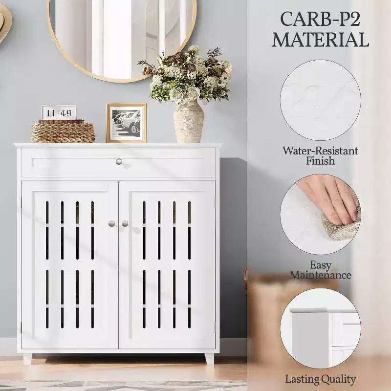 Meuble de rangement à chaussures en bois à 4 niveaux