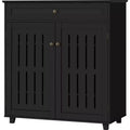 Yaheetech 4 Tier Wooden Shoe Storage Cabinet
