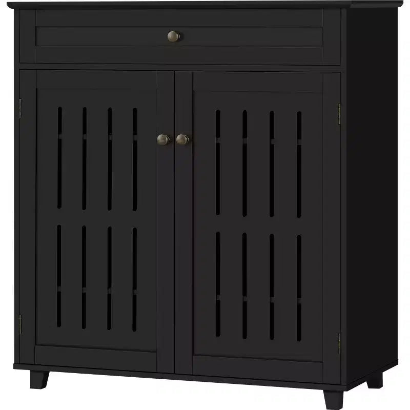 Yaheetech 4 Tier Wooden Shoe Storage Cabinet