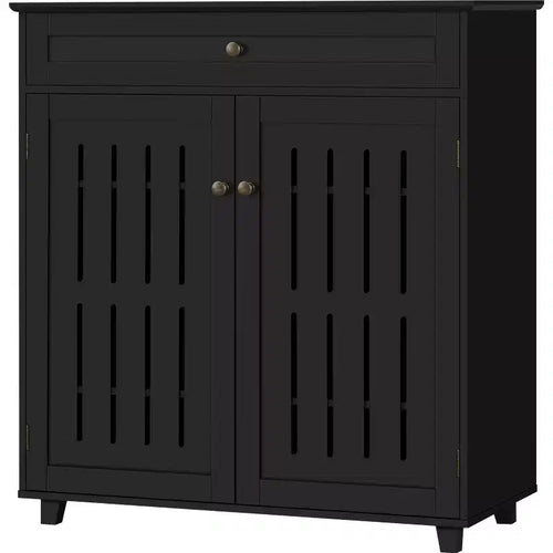 Yaheetech 4 Tier Wooden Shoe Storage Cabinet