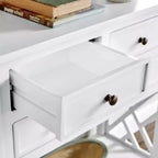 Console en bois de 32 po avec 4 tiroirs