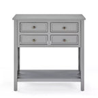 32 Middlebury Wood Console Table with 4 Drawers - Alaterre Furniture