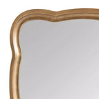 Miroir festonné en MDF, 24x38, doré