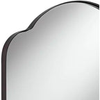 Miroir mural cintré 22 x 36 en bronze huilé