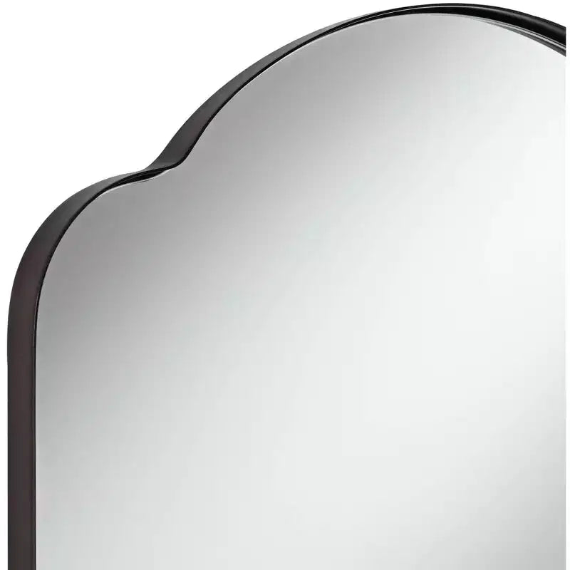 Miroir mural cintré 22 x 36 en bronze huilé