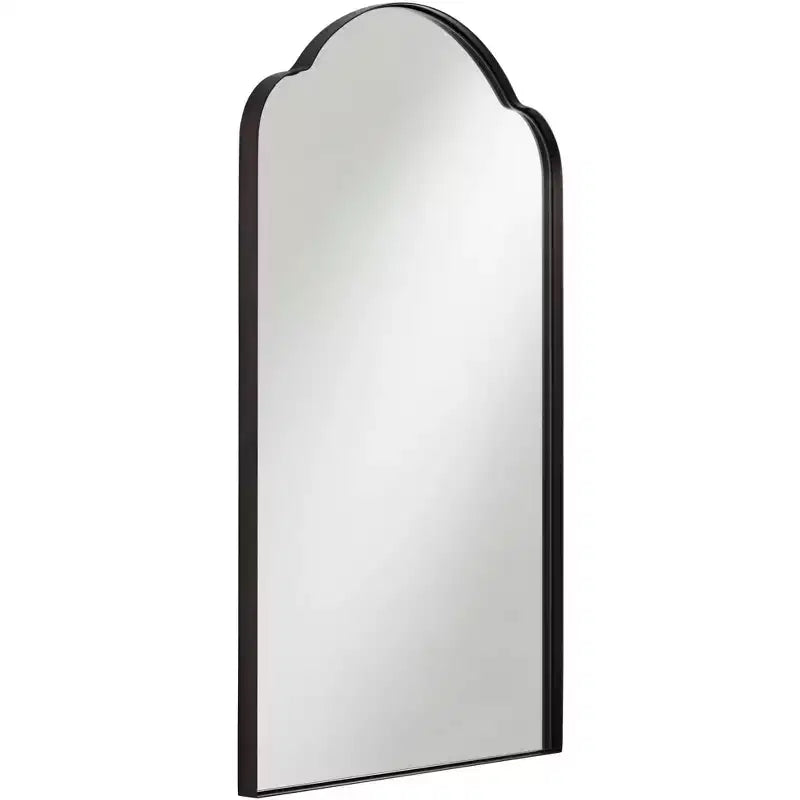 Miroir mural cintré 22 x 36 en bronze huilé