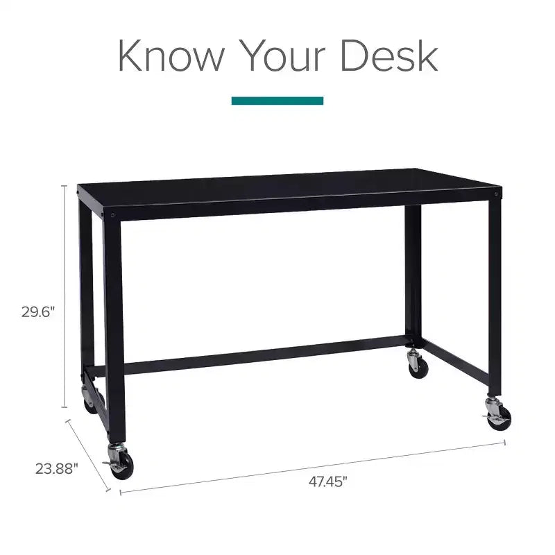 Bureau mobile en acier