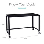 Bureau mobile en acier