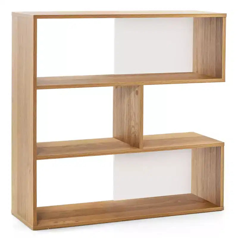 Étagère 3 niveaux concave/convexe, organisateur de pièce avec dispositif anti-basculement, autoportante