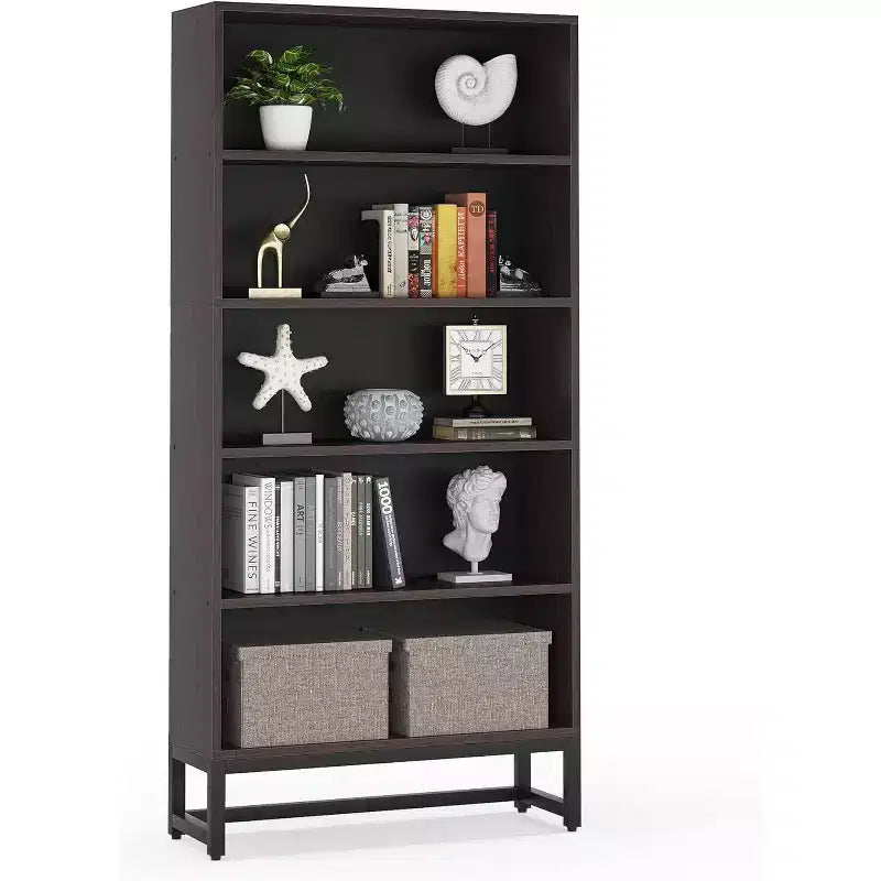 Lantine 70.8 Tall 5-tier Freestanding Bookshelf