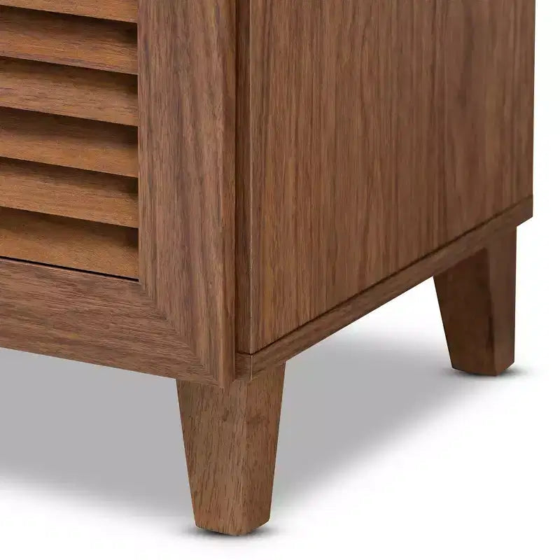 Meuble de rangement pour chaussures en bois avec tiroir et étagère