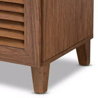Meuble de rangement pour chaussures en bois avec tiroir et étagère