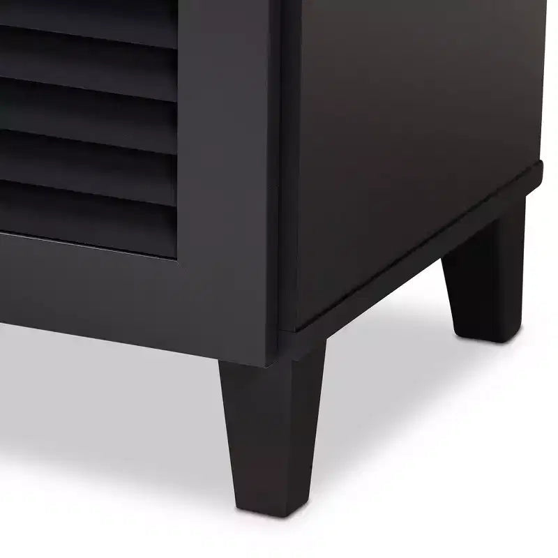 Meuble de rangement pour chaussures en bois avec tiroir et étagère