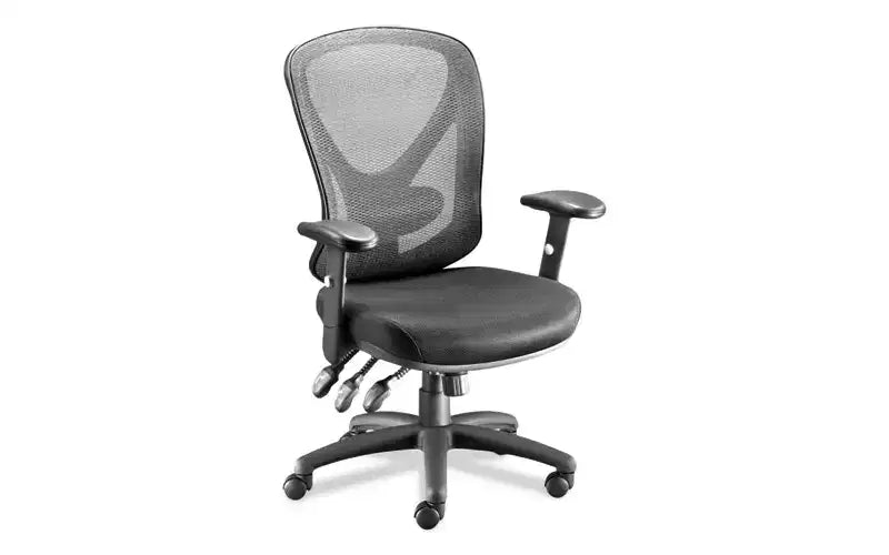 Alera Alera Aeson Series Multifunction Task Chair, Supports Up to 275 lb, 15 to 18.82 Seat Height, Black Seat/Back, Black Base