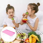 Table de lit multifonctionnelle pour ordinateur portable et petit-déjeuner avec pieds pliants