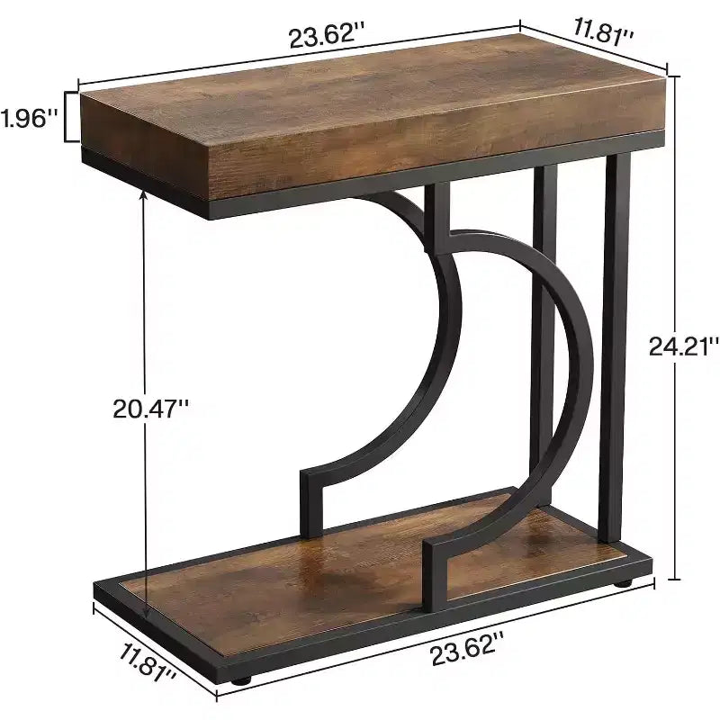 23.6 Table d'appoint étroite