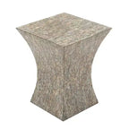 Table d'appoint contemporaine incrustée de coquillages