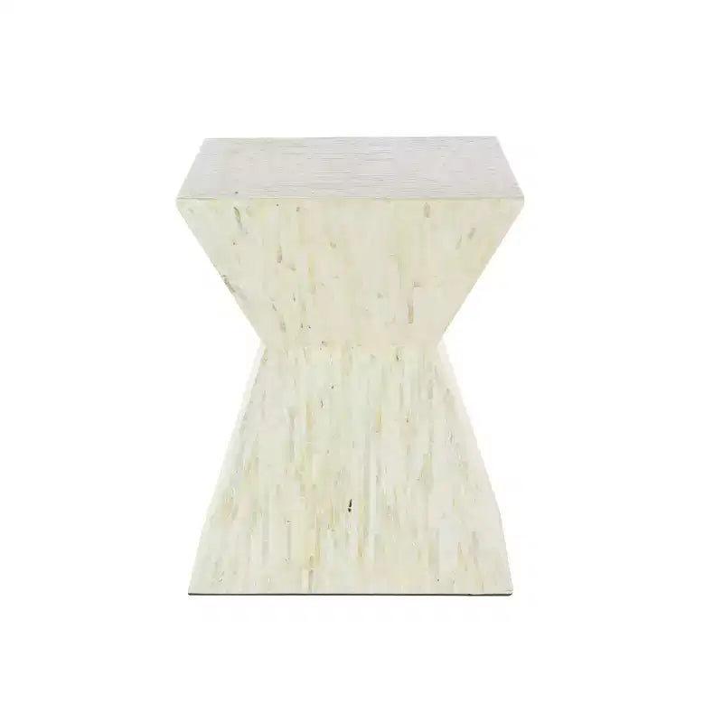 Contemporary Shell Inlaid Accent Table - Olivia & May