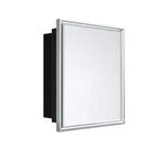 Keonjinn21 in. W x 27 in. H Metal Framed Rectangular Framed Recessed/Surface Mount Medicine Cabinet with Mirror