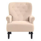 Fauteuil à oreilles en velours de 31 po de large