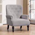 Fauteuil à oreilles en velours de 31 po de large