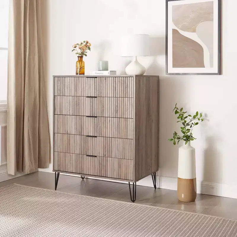 Manhattan Comfort Dumbo 5 Drawer Dresser