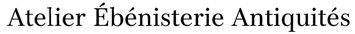 Atelier Ébénisterie Antiquités Logo